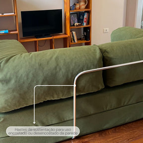 Sofá Cama 2 lugares - Modelo Mood Bouclê - Nular - ÚLTIMAS UNIDADES